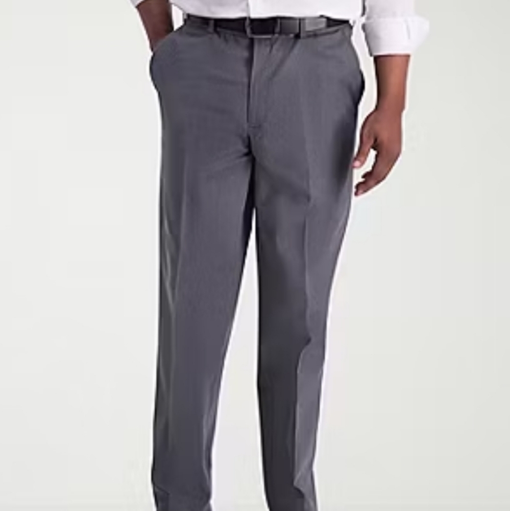 Haggar   Men's  36" × 32"   Dress Pants  Gray